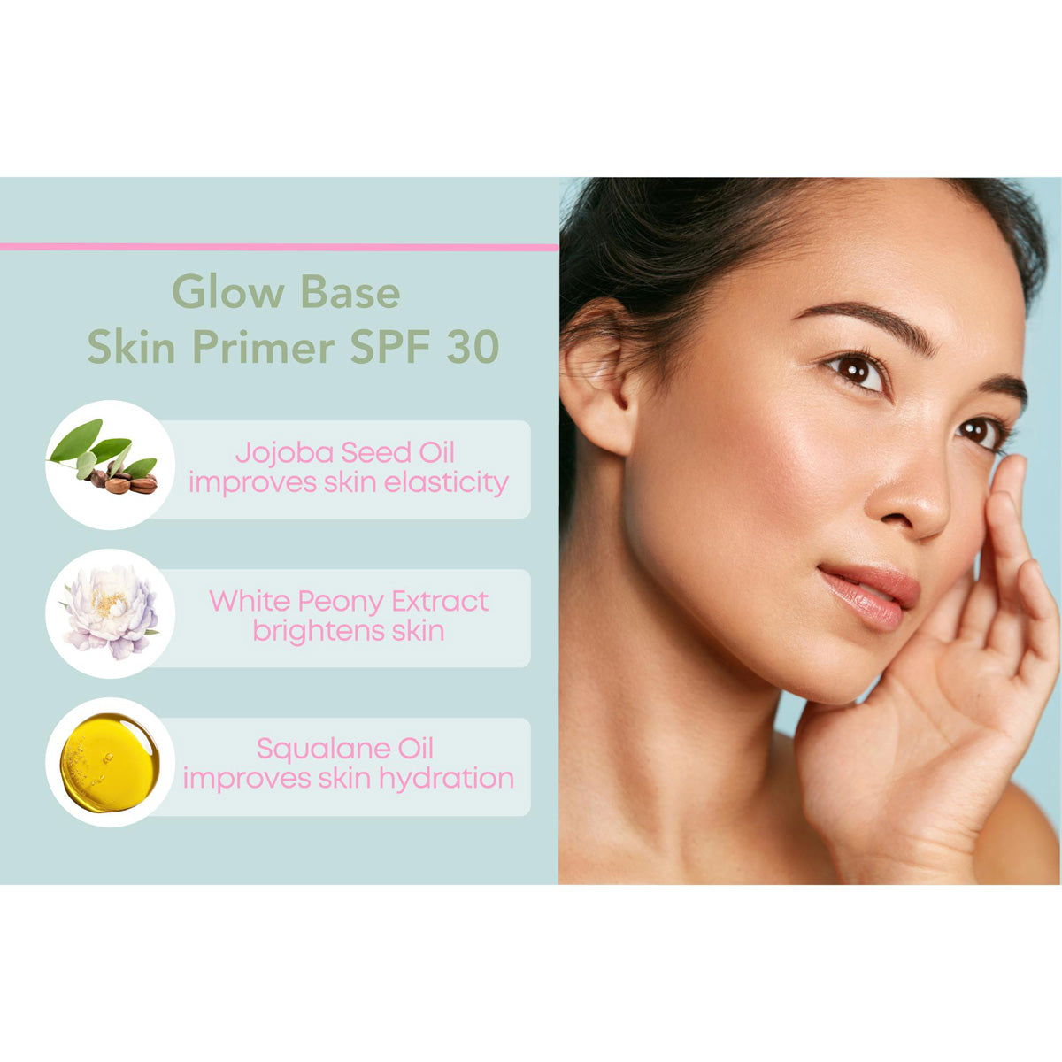 Alamea Palm Beach Glow Base Skin Primer SPF 30 ingredients
