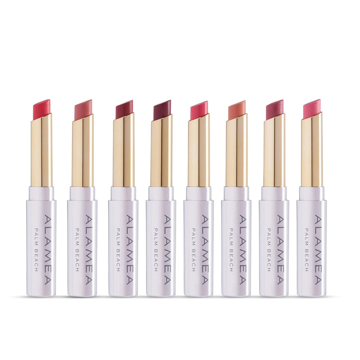 Alamea Palm Beach The Skinny Satin Lipstick SPF 30 shade options