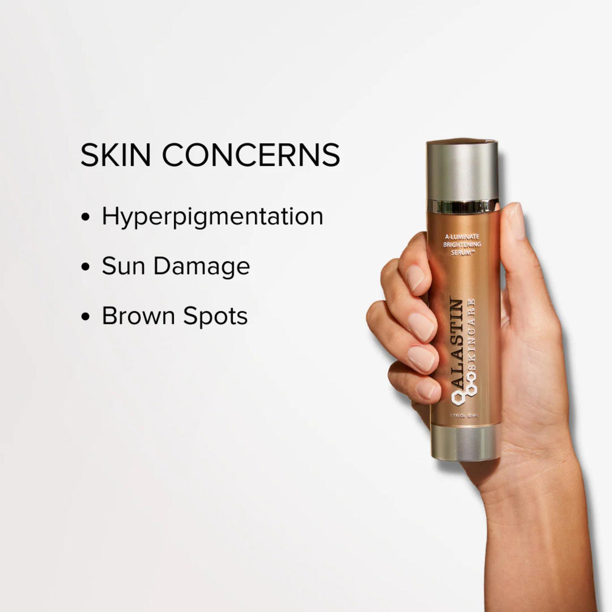 ALASTIN Skincare A-LUMINATE Brightening Serum skin concern guide