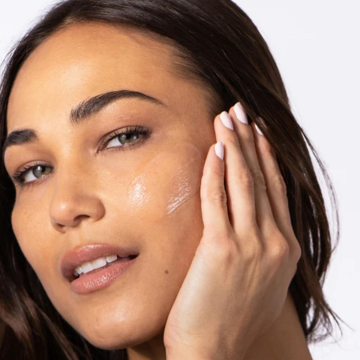 ALASTIN Skincare HA (Hyaluronic Acid) IMMERSE Serum shown on model