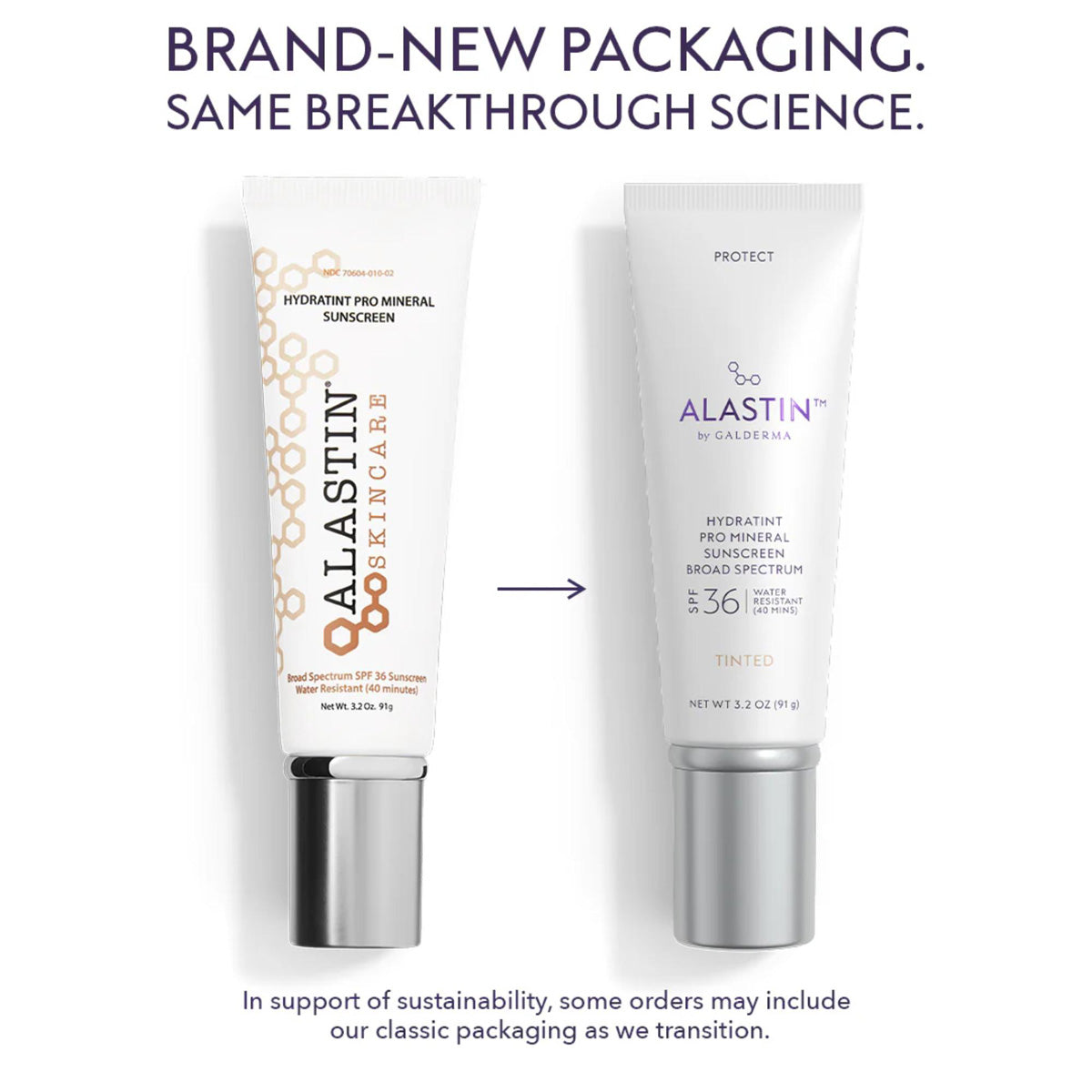ALASTIN Skincare HydraTint Pro Mineral Broad Spectrum Sunscreen SPF 36 packaging