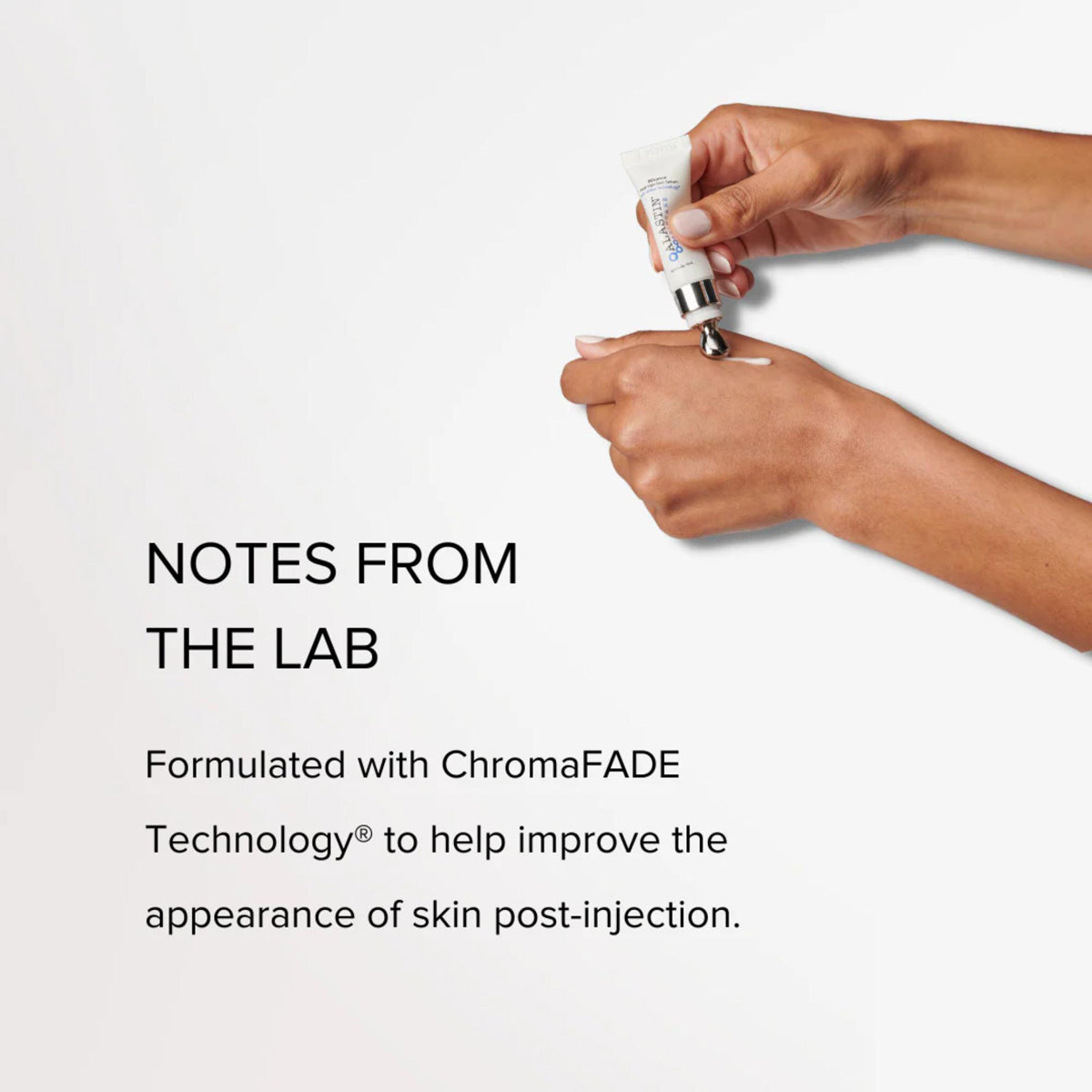 ALASTIN Skincare INhance Post-Injection Serum with TriHex Technology notes from the lab