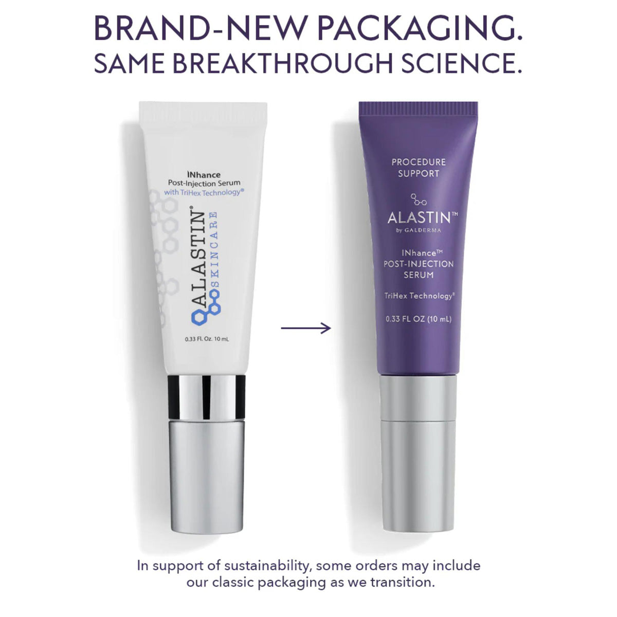 ALASTIN Skincare INhance Post-Injection Serum with TriHex Technology packaging