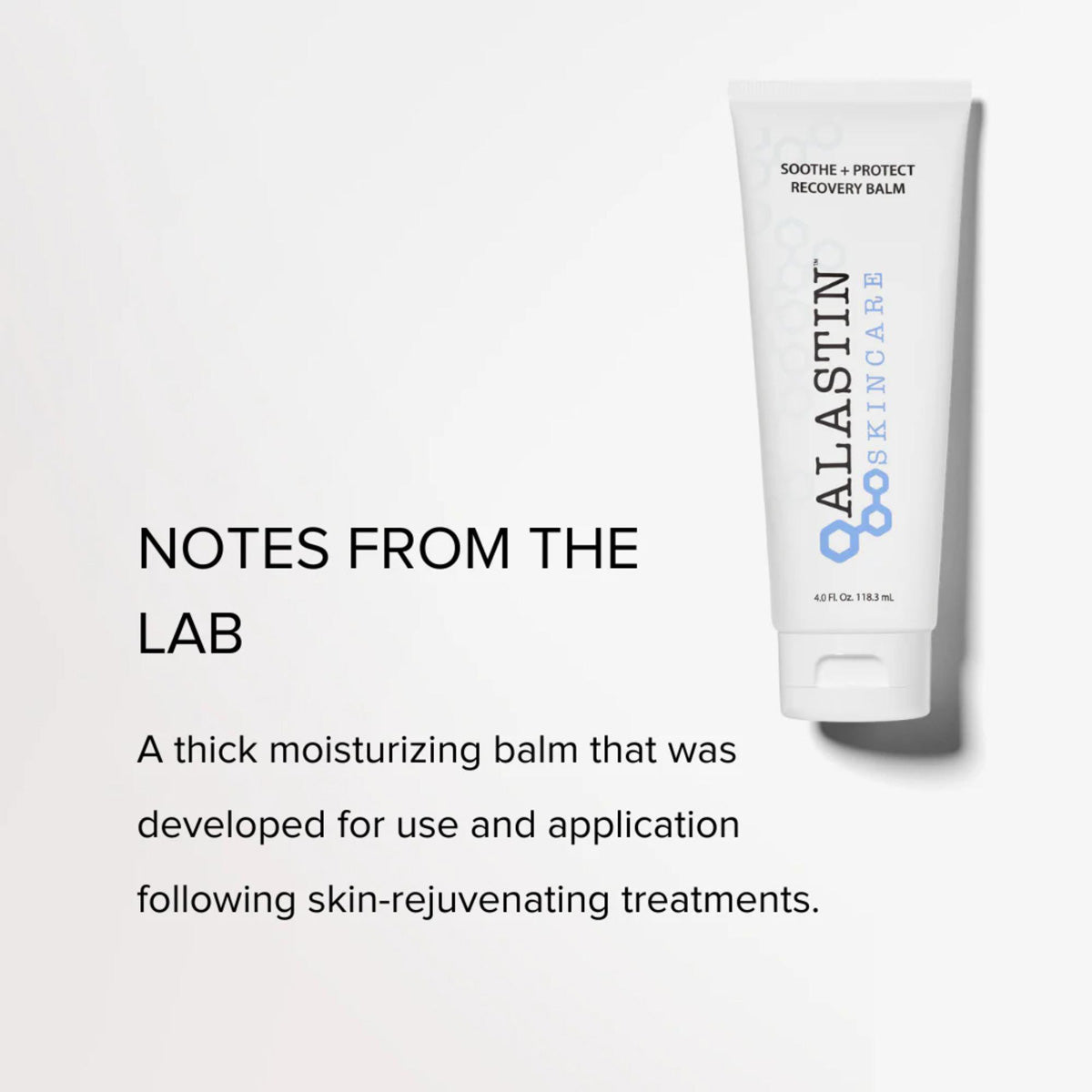 ALASTIN Skincare Soothe Protect Recovery Balm notes from the lab