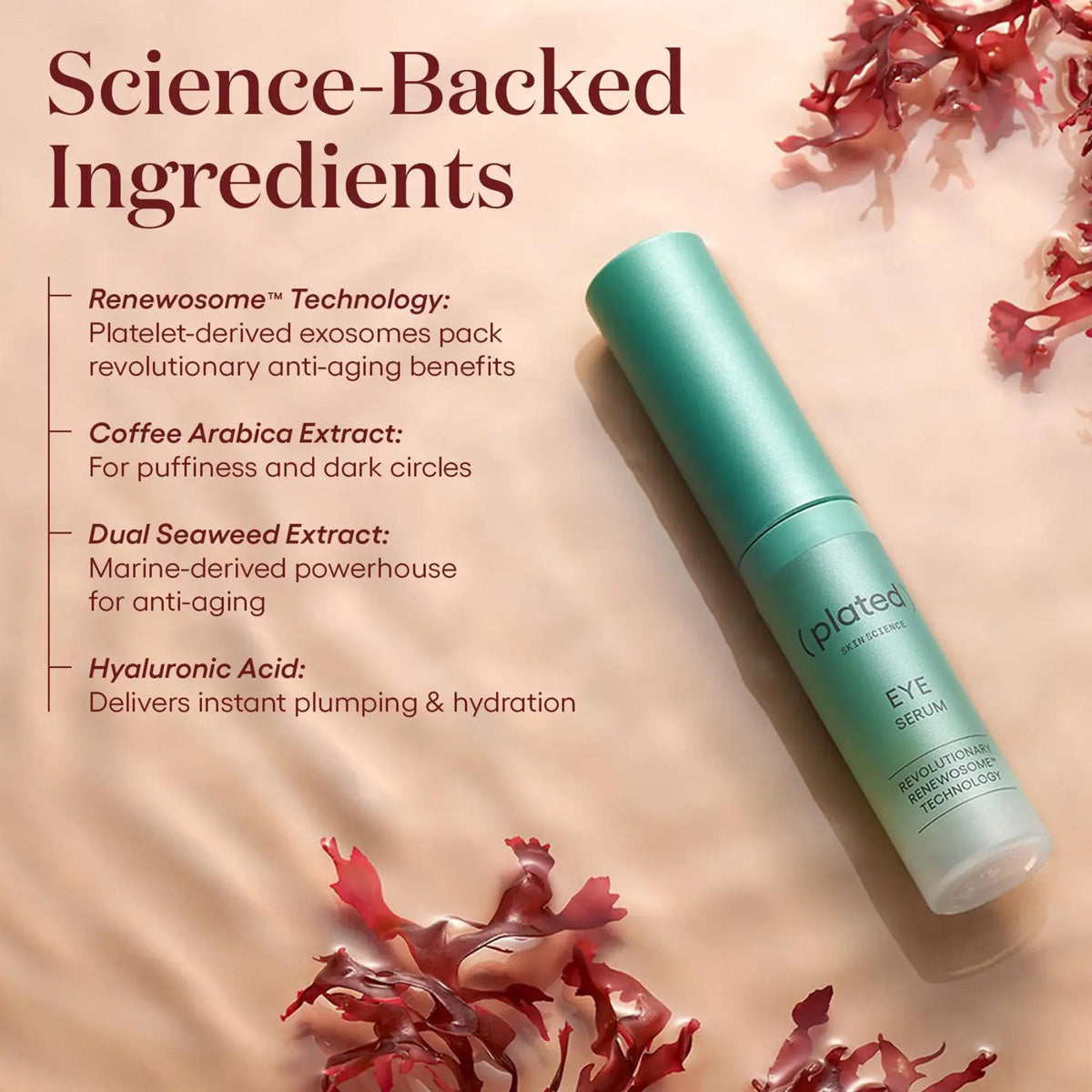 Plated Eye Serum ingredients