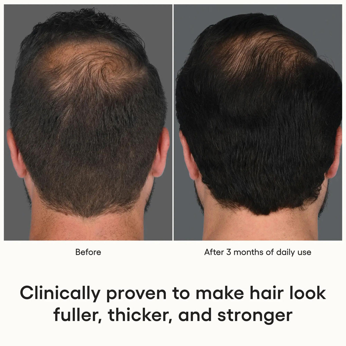Plated Hair Serum before and after results