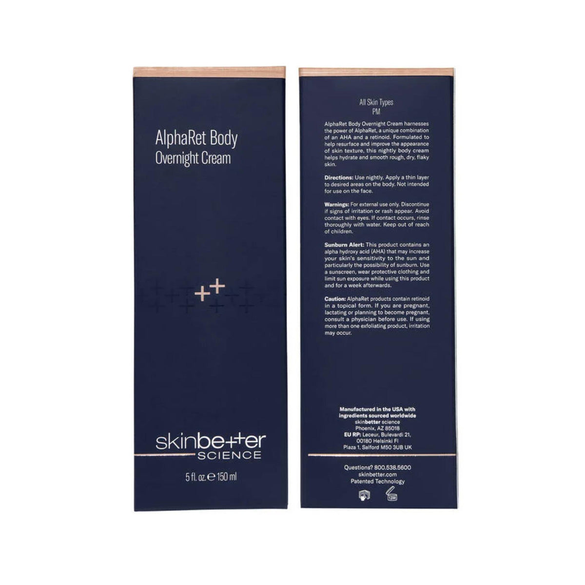 Skinbetter Science AlphaRet Body Overnight Cream packaging