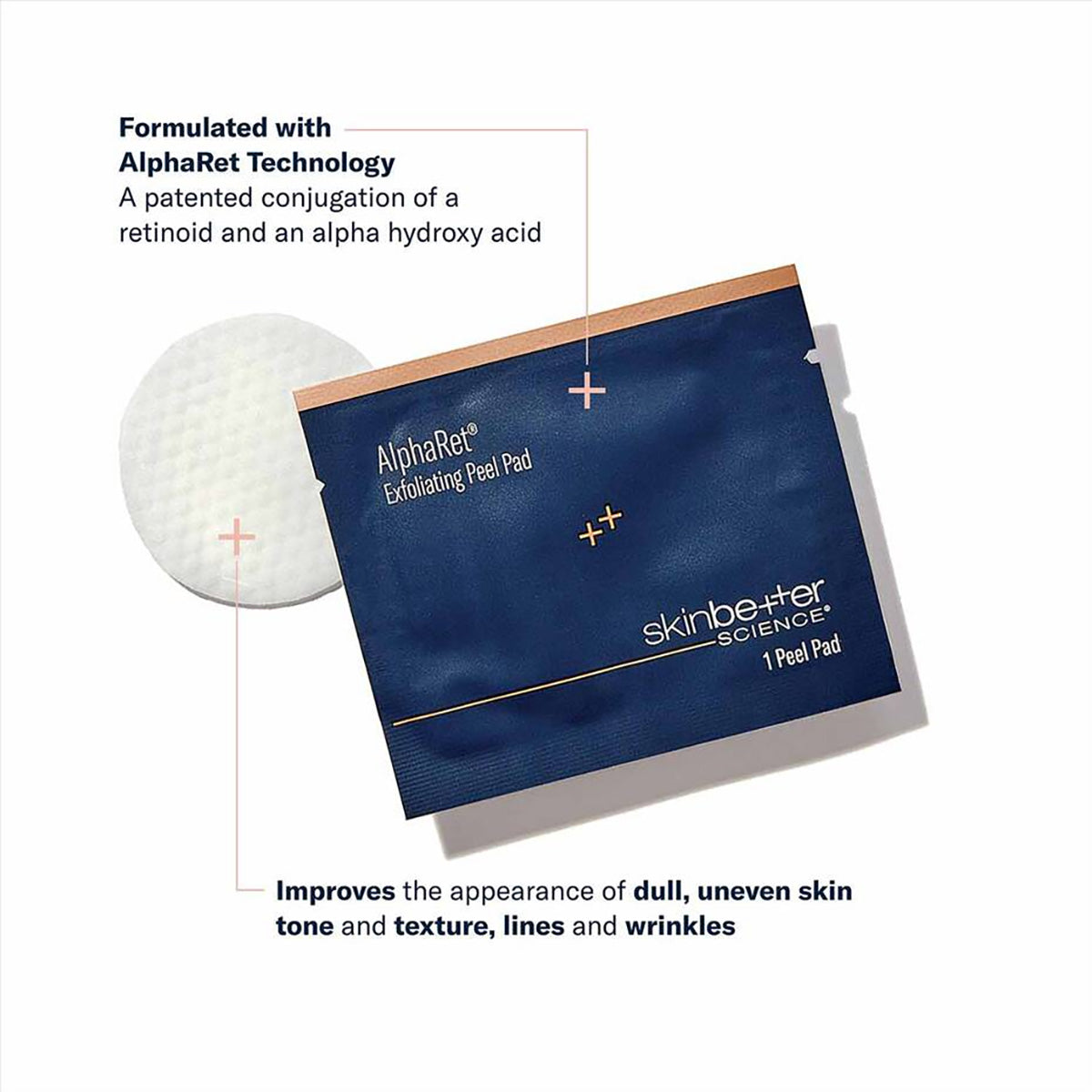 Skinbetter Science AlphaRet Exfoliating Peel Pads features