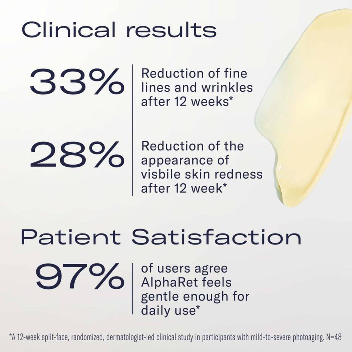 Skinbetter Science AlphaRet Overnight Cream clinical results