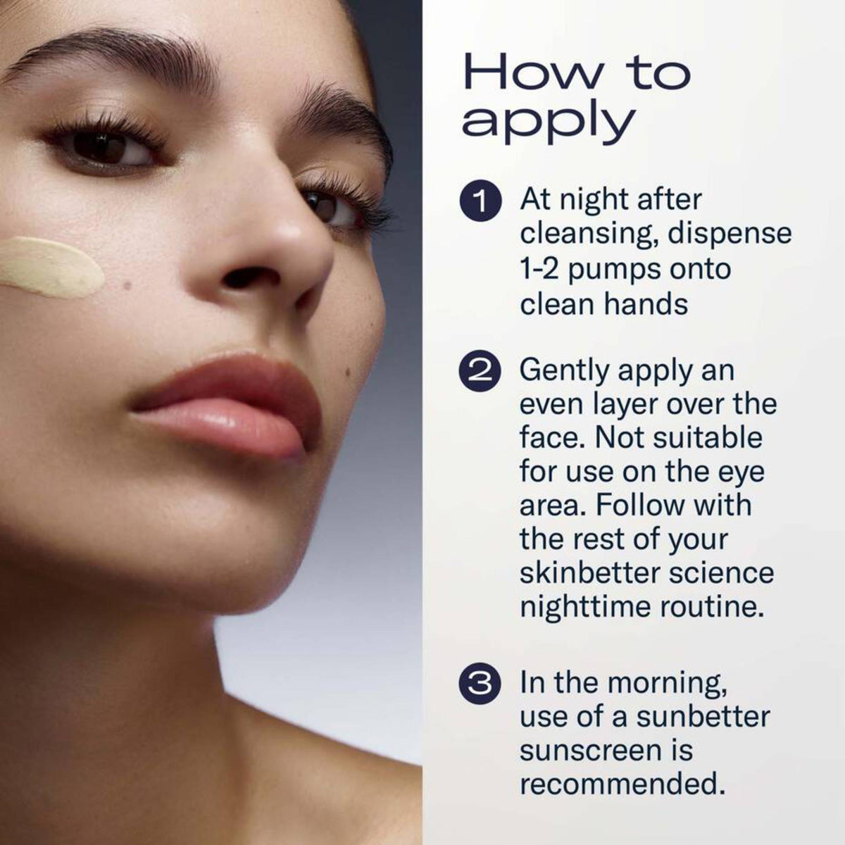 Skinbetter Science AlphaRet Overnight Cream how to use