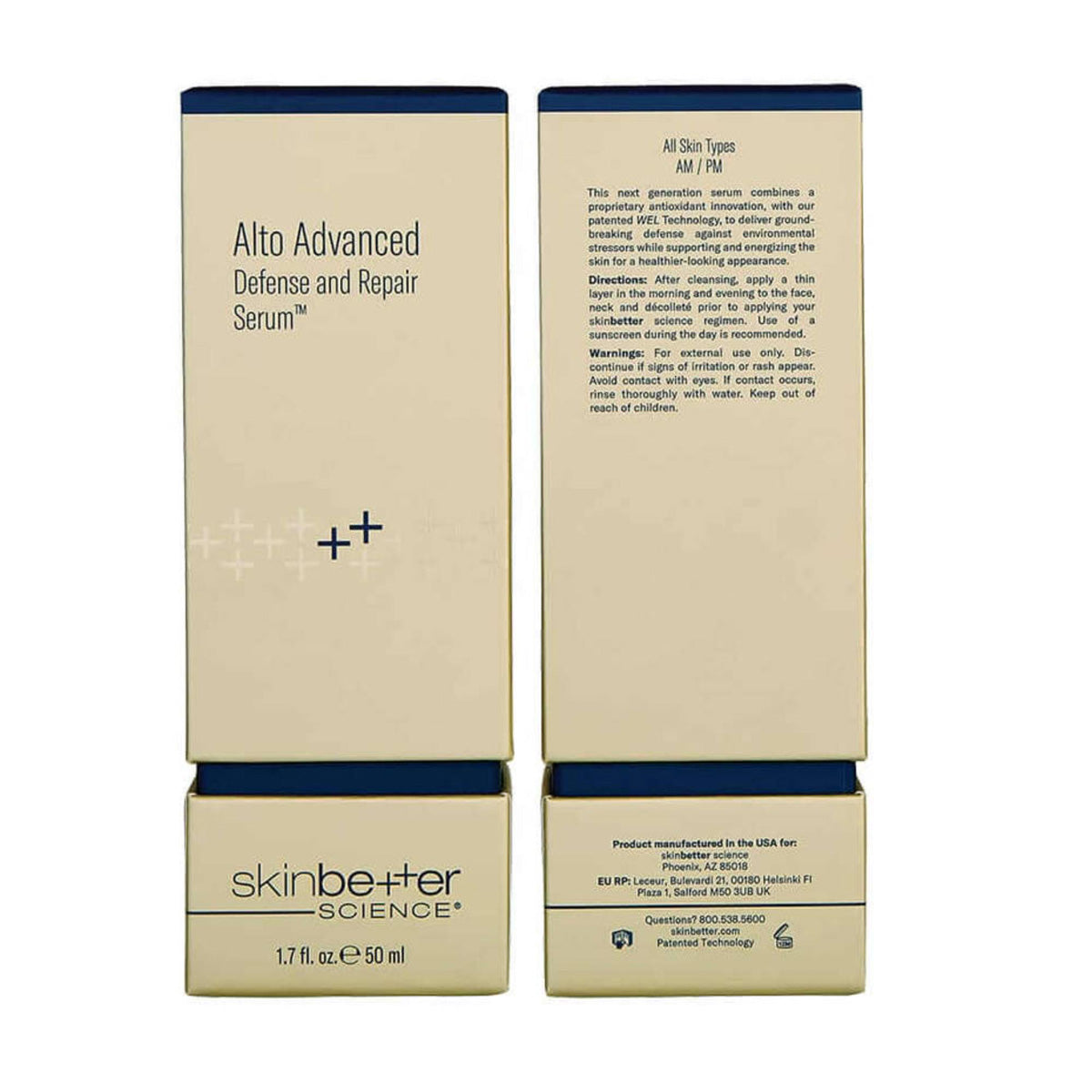 Skinbetter Science Alto Advanced Defense and Repair Serum packaging