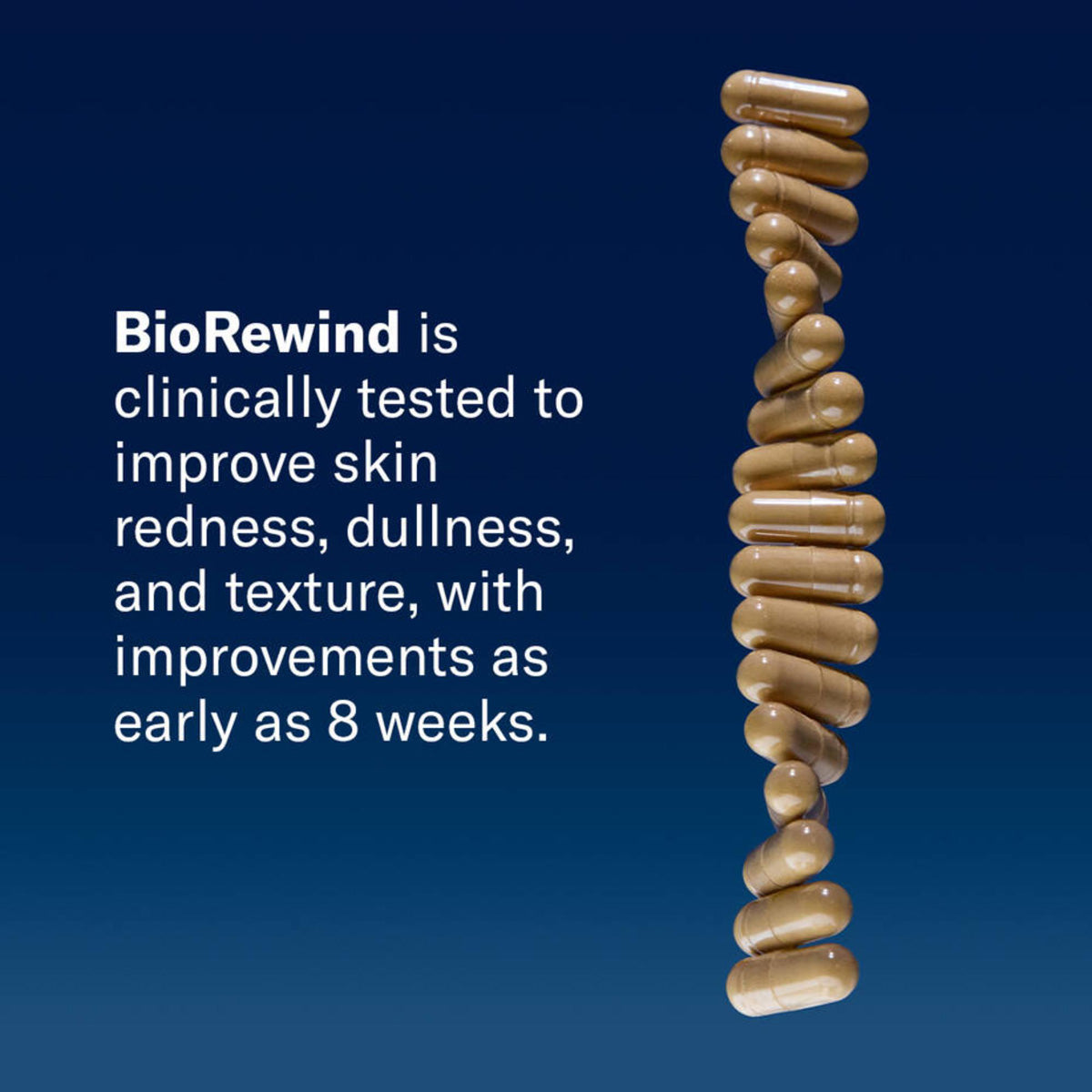 Skinbetter Science BioRewind Skin Health Dietary Supplement clinically tested