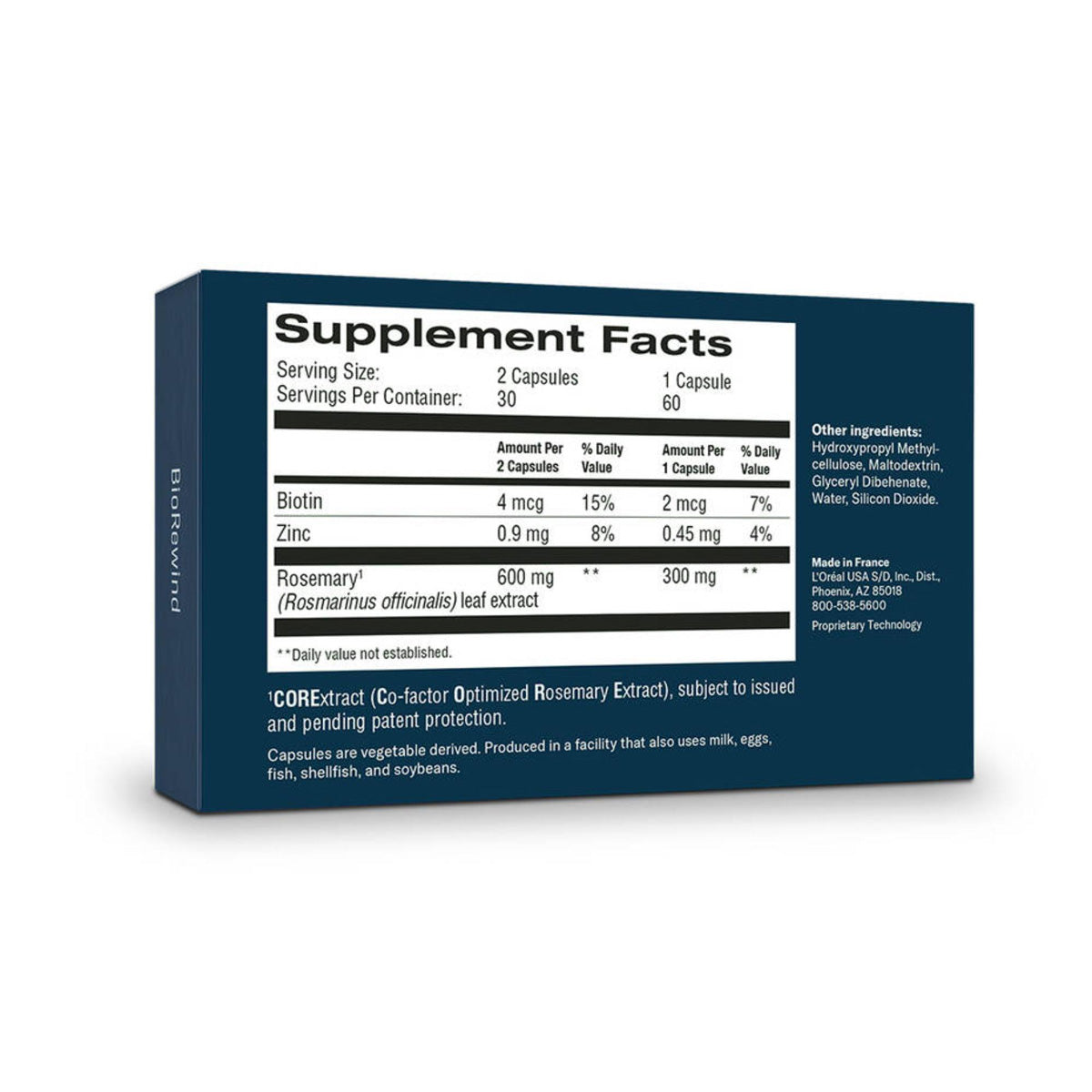 Skinbetter Science BioRewind Skin Health Dietary Supplement packaging