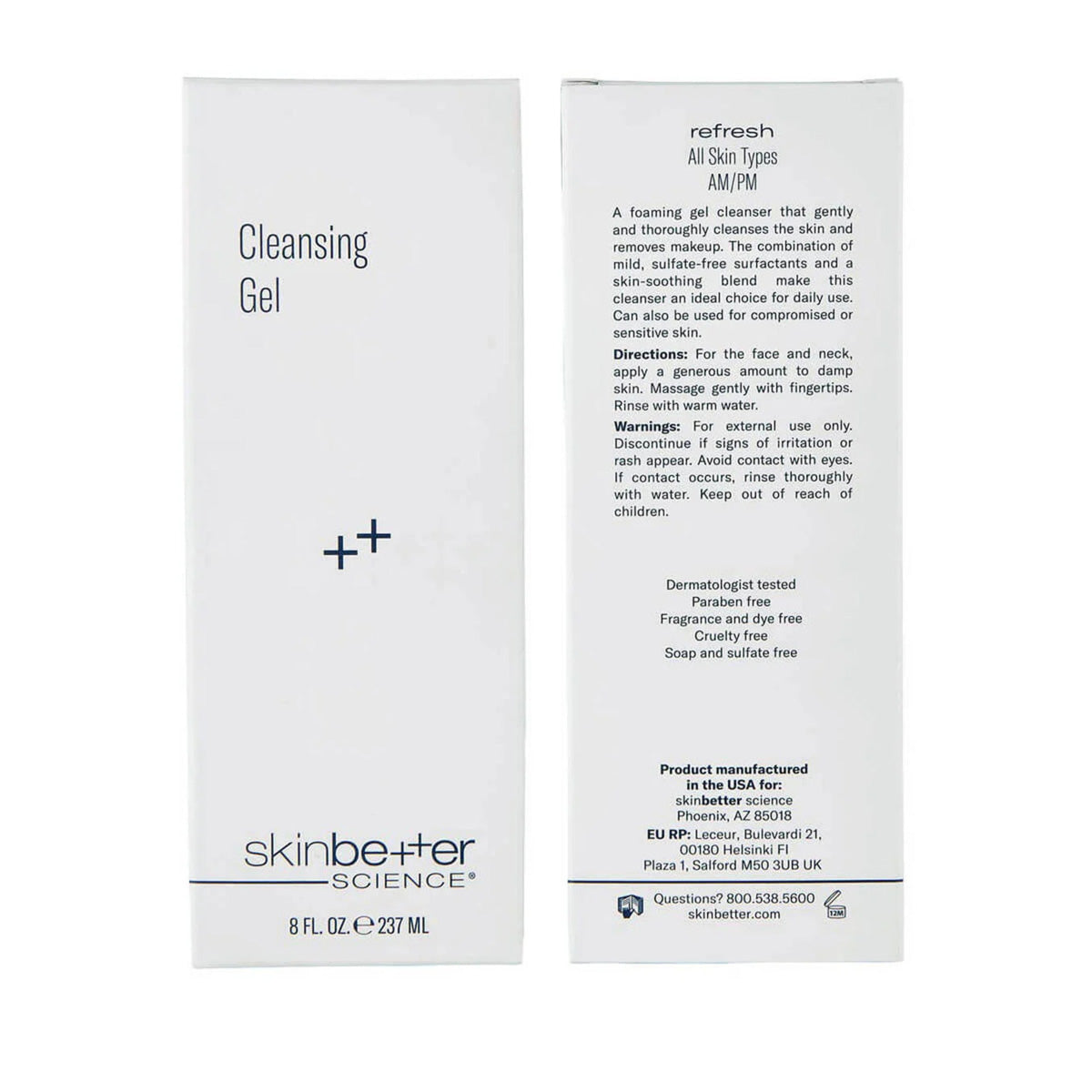 Skinbetter Science Cleansing Gel packaging