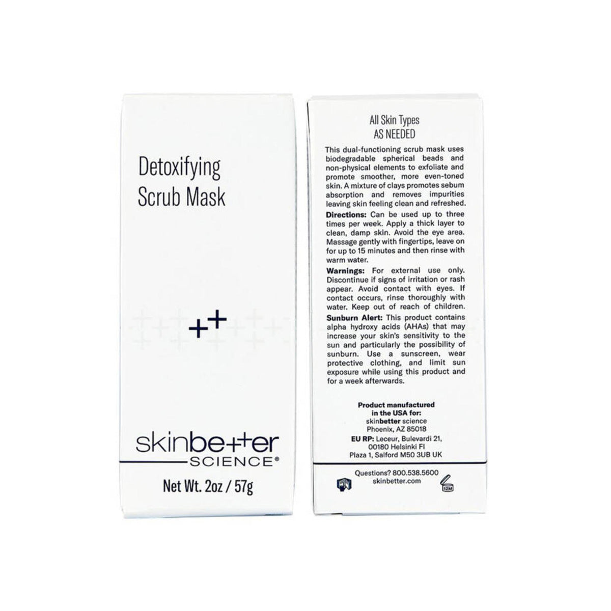 Skinbetter Science Detoxifying Scrub Mask packaging
