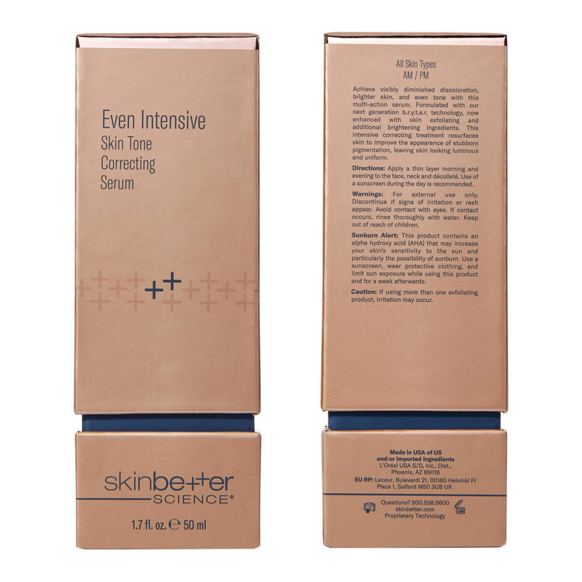 Skinbetter Science Even Intensive Skin Tone Correcting Serum packaging