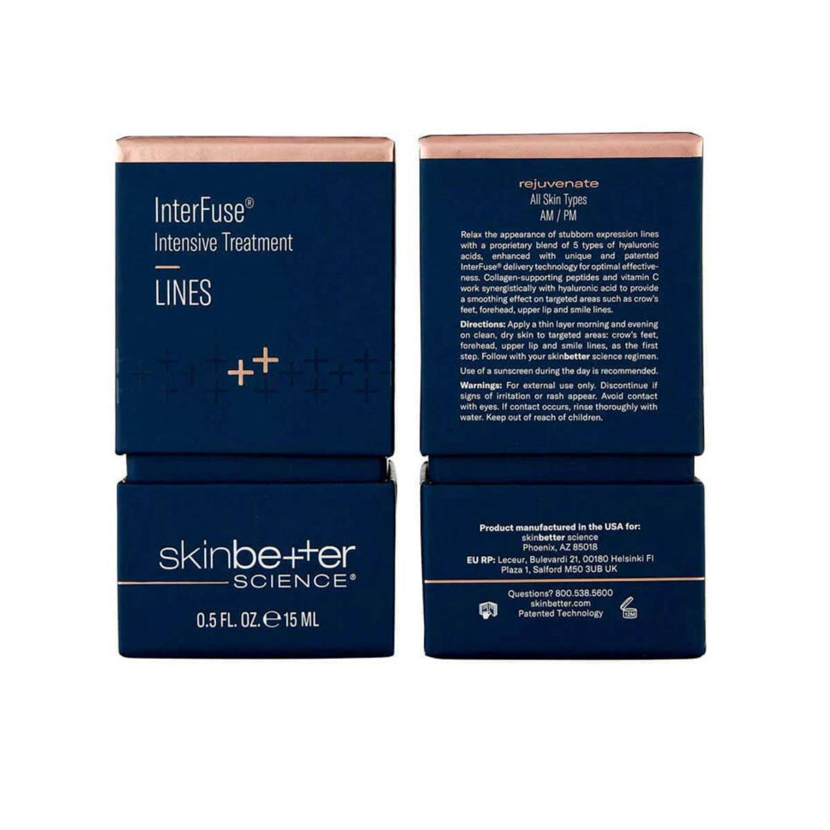 Skinbetter Science InterFuse Intensive Lines Treatment packaging