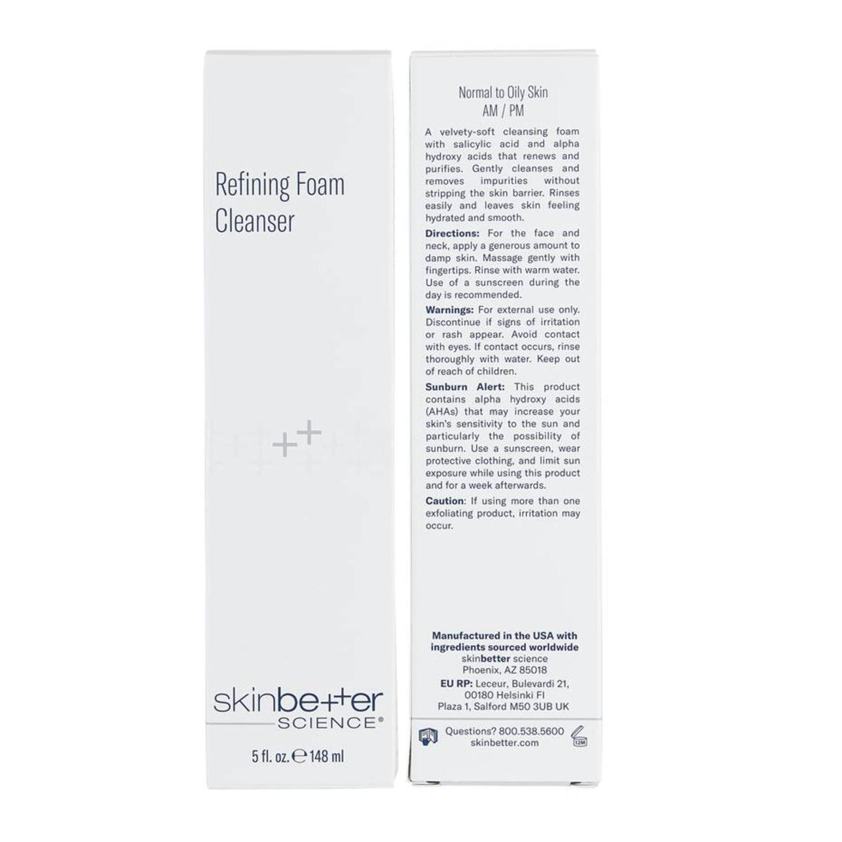 Skinbetter Science Refining Foam Cleanser packaging