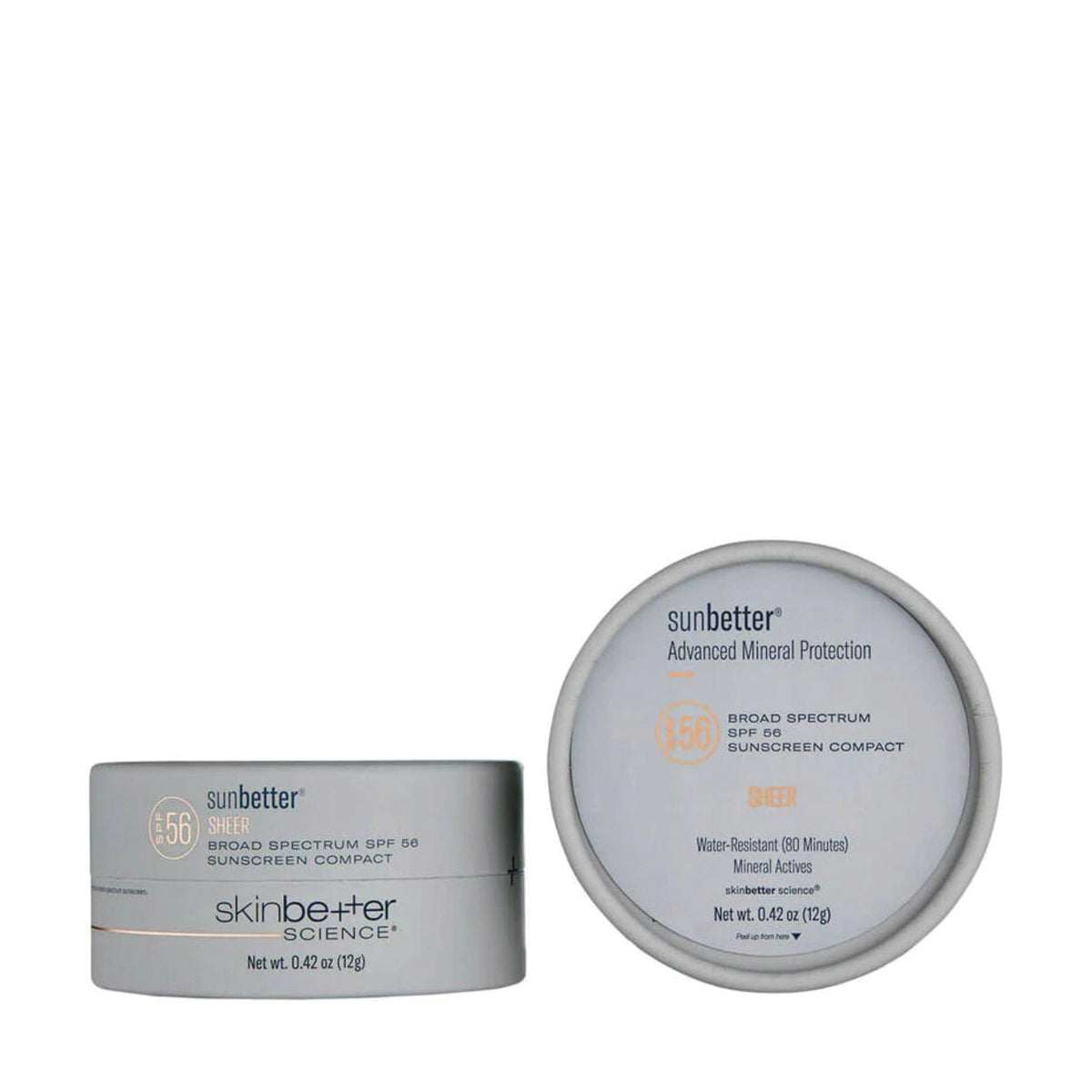 Skinbetter Science sunbetter SHEER SPF 56 Mineral Sunscreen Compact packaging