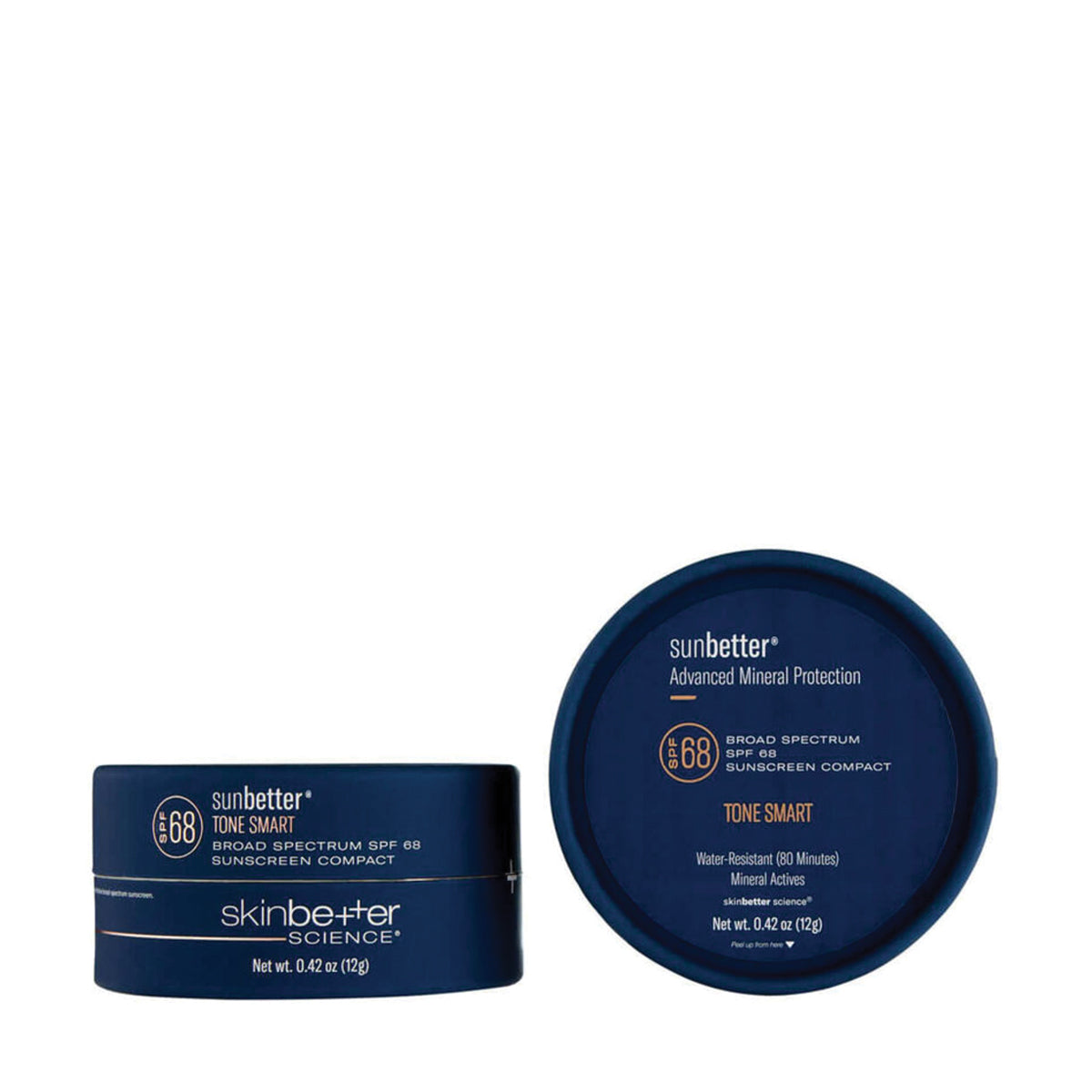 Skinbetter Science sunbetter TONE SMART SPF 68 Sunscreen Compact packaging