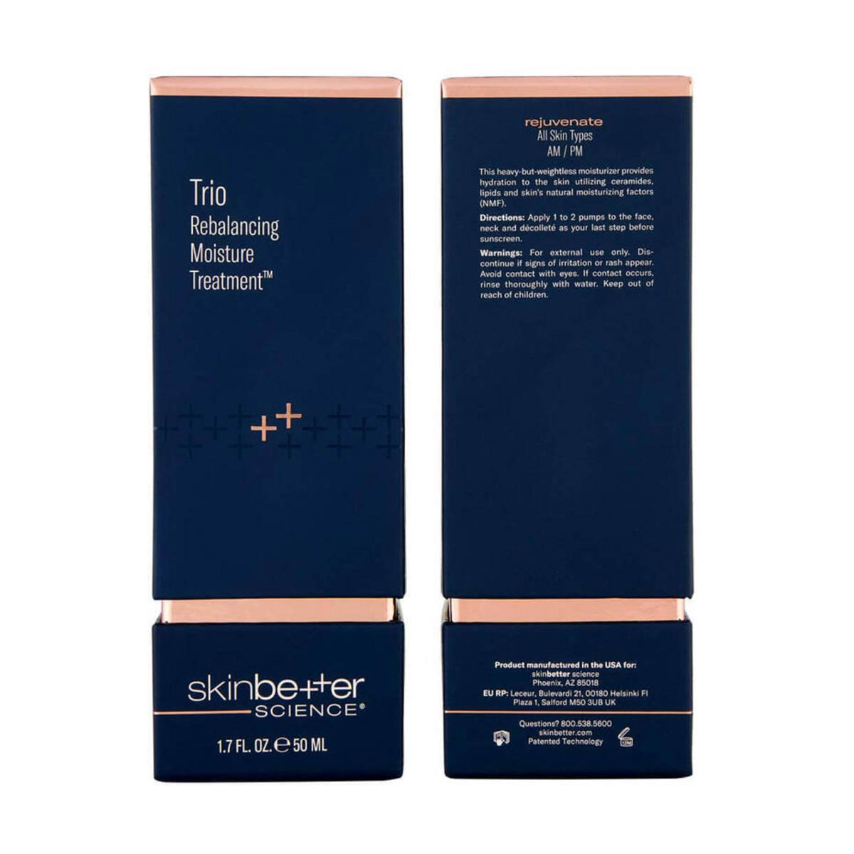 Skinbetter Science Trio Rebalancing Moisture Treatment packaging